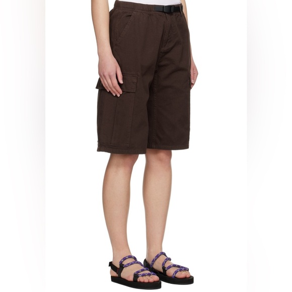Gramicci Relaxed Fit Cargo Shorts Brown - Picture 16 of 16